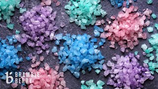 How to Make Bath Salt Crystals  Quick Easy and Super Sparkly  Bramble Berry [upl. by Divod]