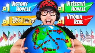 Winning Fortnite in Every Country [upl. by Neellok]