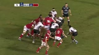 Josua Tuisova powers over for Fiji  Pacific Nations Cup 2019 [upl. by Selec552]