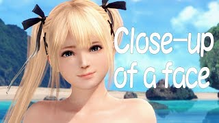 DOAX3 マリー・ローズ の顔へズーム、髪型：ツインテール リボン Marie Rose：Close up of a face Hairstyle  Wear bunches A [upl. by Ainit]