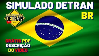 SIMULADO DETRAN NACIONAL│40 QUESTÕES ATUAIS COM DICAS ESPECIAIS [upl. by Joey]