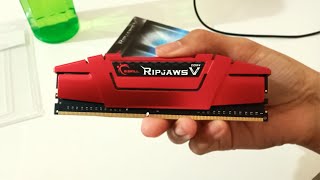 GSkill Ripjaws V DDR4 3600MHz RAM UNBOXING Is that ram really Improved pc performance [upl. by Onairelav711]