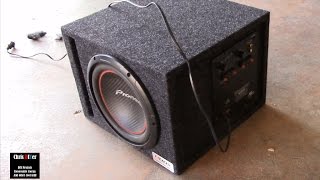 DIY install Dayton Audio SA70 subwoofer amp into a BBox enclosure [upl. by Haret]