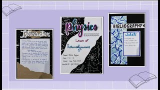 Physics Project on LAWS OF THERMODYNAMICS Class 11 [upl. by Lauritz]