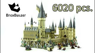 Lego Hogwarts Castle  Second Biggest set Ever 6020  Harry Potter 71043  Lego Speed Build [upl. by Anneres]