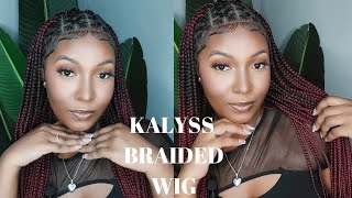 KALYSS CRISS CROSS BRAIDED WIG  AMAZON FINDS [upl. by Aufmann103]