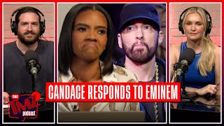 EXCLUSIVE Candace Owens Responds to Eminems Diss  The TMZ Podcast [upl. by Erasaec]