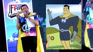 Gerardo Reyero hace la voz del Capitanazo en el Friki Festival 2022 [upl. by Dodds]