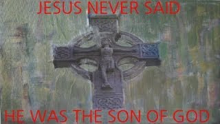 Pesher of Christ song Son of God Jesus never said [upl. by Anelram897]