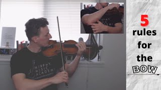 The 5 Fundamental Rules of Violin Bowing Technique [upl. by Cindelyn]