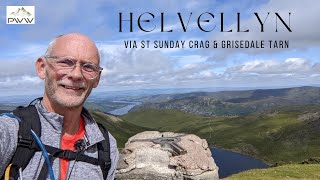 Helvellyn via St Sunday Crag Grisedale Tarn amp Glenridding Common [upl. by Llimaj335]