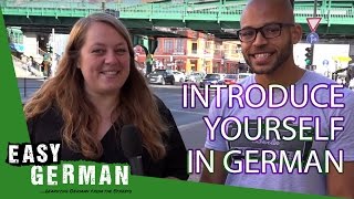 Introduce yourself in Slow German  Super Easy German 1 [upl. by Skrap676]