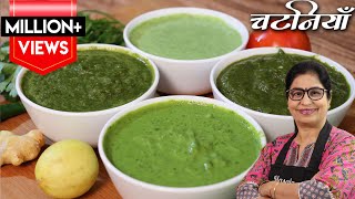 धनिये की 4 चटपटी चटनियाँ बनाओगे तो उंगलिया चाटते रह जाओगे  Quick amp Easy Dhaniya Chutney Recipe [upl. by Polard]