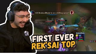 G2 BrokenBlade Makes History with RekSai Top Pick  LEC 2024 [upl. by Ramoj]