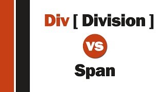 Div vs Span   span و div ما الفرق بين الـ [upl. by Bartko]