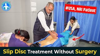 USA NRI Patient  Slip Disc and Back Pain Treatment By Dr Yogesh Sharma Sikar Raj 919414038357 [upl. by Stein]