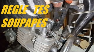 COMMENT Régler une soupape dun moteur de moto avec loutil cale que je te présente [upl. by Gnal455]