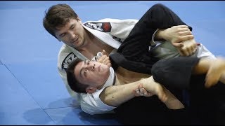 Double Lapel Choke 2019 IBJJF European Championships [upl. by Eenoj]