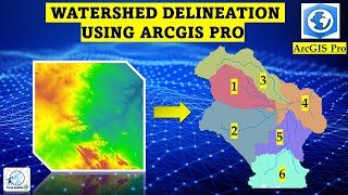 Watershed Delineation Using ArcGIS Pro  StepbyStep Tutorial [upl. by Thomasina956]