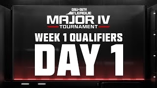 Call of Duty League Major IV Qualifiers  Week 1 Day 1 [upl. by Nyledaj]