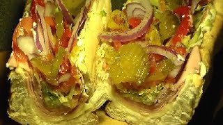 How To Make A PHILLY Italian HOAGIE From Home Philly SUB Sandwich Recipe [upl. by Oiramaj]