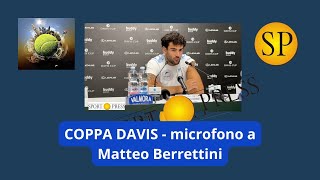 Microfono a Matteo Berrettini [upl. by Novikoff485]