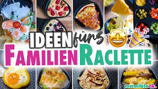 9 geniale Raclette Ideen  die jeder kennen muss 🍳😋  mamiblock [upl. by Ransell]