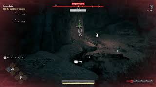 Assassins Creed Odyssey Defeat Bandits in the Cave Hungry Gods Get Reflex Bow [upl. by Atnad]