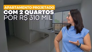 Apartamento projetado com 2 quartos por R 350 Mil no Jardim Oceania João Pessoa  PB [upl. by Yole]