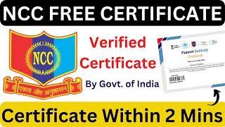 NCC Free Certificate  NCC Certificate  Free NCC Certificate [upl. by Okomom]