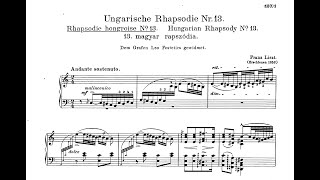 Liszt  Hungarian Rhapsody No 13 Hamelin [upl. by Attey725]