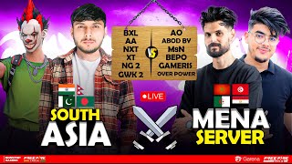 SOUTH ASIA vs MENA CLASH SQUAD TOURNAMENT DAY 3 🥵 NG NXT OP NL XT nonstopgaming free fire live [upl. by Ahsekyw]