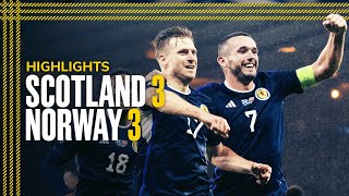 Scotland 33 Norway  Scotland are off to Germany  EURO 2024 Qualifier Highlights [upl. by Samp]