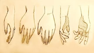 How to Draw Relaxed Hands 5 Ways [upl. by Tindall]