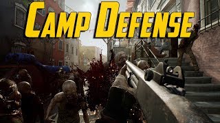 Overkills Walking Dead  Camp Defense [upl. by Zandt]