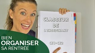 MON CLASSEUR DE MAITRESSE POUR PREPARER LA RENTREE VLOG 07 [upl. by Ynahirb763]