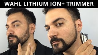 Beard Trimming  Wahl Lithium Ion Plus Trimmer  Model 9818 [upl. by Kellie]