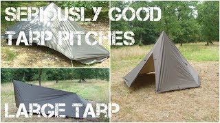 Tarp Camping Tips and Tricks Picking a Camp Site Pitching First Trip [upl. by Tyika]