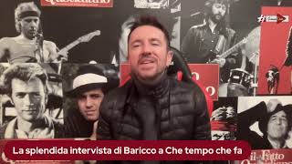 La splendida intervista di Baricco a Che tempo che fa [upl. by Analos]