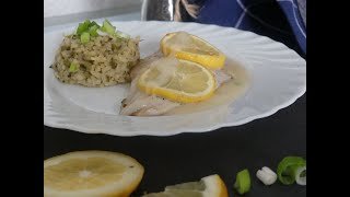 Rotbarsch mit Spargelrisotto auf dem SRT Bräter [upl. by Lorri262]