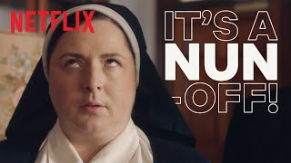 NunOff Draculas Sister Agatha VS Derry Girls Sister Michael  Netflix [upl. by Blaise]