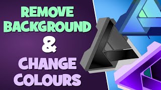 Afffinity Designer  Ultimate Guide to Background Removal Techniques [upl. by Aicillyhp]