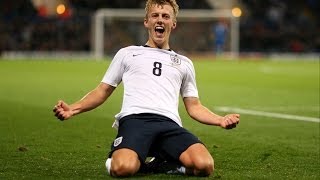 James WardProwse freekick England U21s vs Lithuania 20 UEFA Championship qualifier [upl. by Apilef]