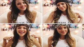 How to Do my easy fall everyday curls  style with headbands [upl. by Sara-Ann]