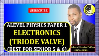 005ALEVEL PHYSICS PAPER 1  ELECTRONICS TRIODE VALVE AS AN AMPLIFIER  MODERN PHYSICS  FOR S 5amp6 [upl. by Atsirtal]