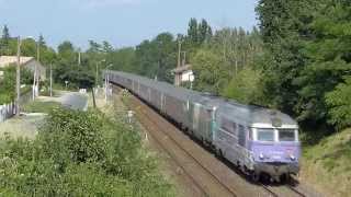 Trafic ferroviaire BordeauxSaintes Juillet 2013 [upl. by Elna773]