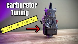 HOW TO TUNE A CARB  CARBURETOR step by step guided [upl. by Lledo267]