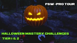 Halloween Mastery challenges Tier 1 amp 2 Fishing Sim World Pro Tour [upl. by Moria]