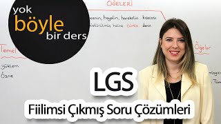 LGS  Türkçe  Fiilimsi Çıkmış Soru Çözümleri 12 [upl. by Lyrahs]