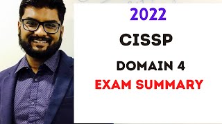 CISSP DOMAIN 4 Exam Summary 2022 [upl. by Yeltrab374]